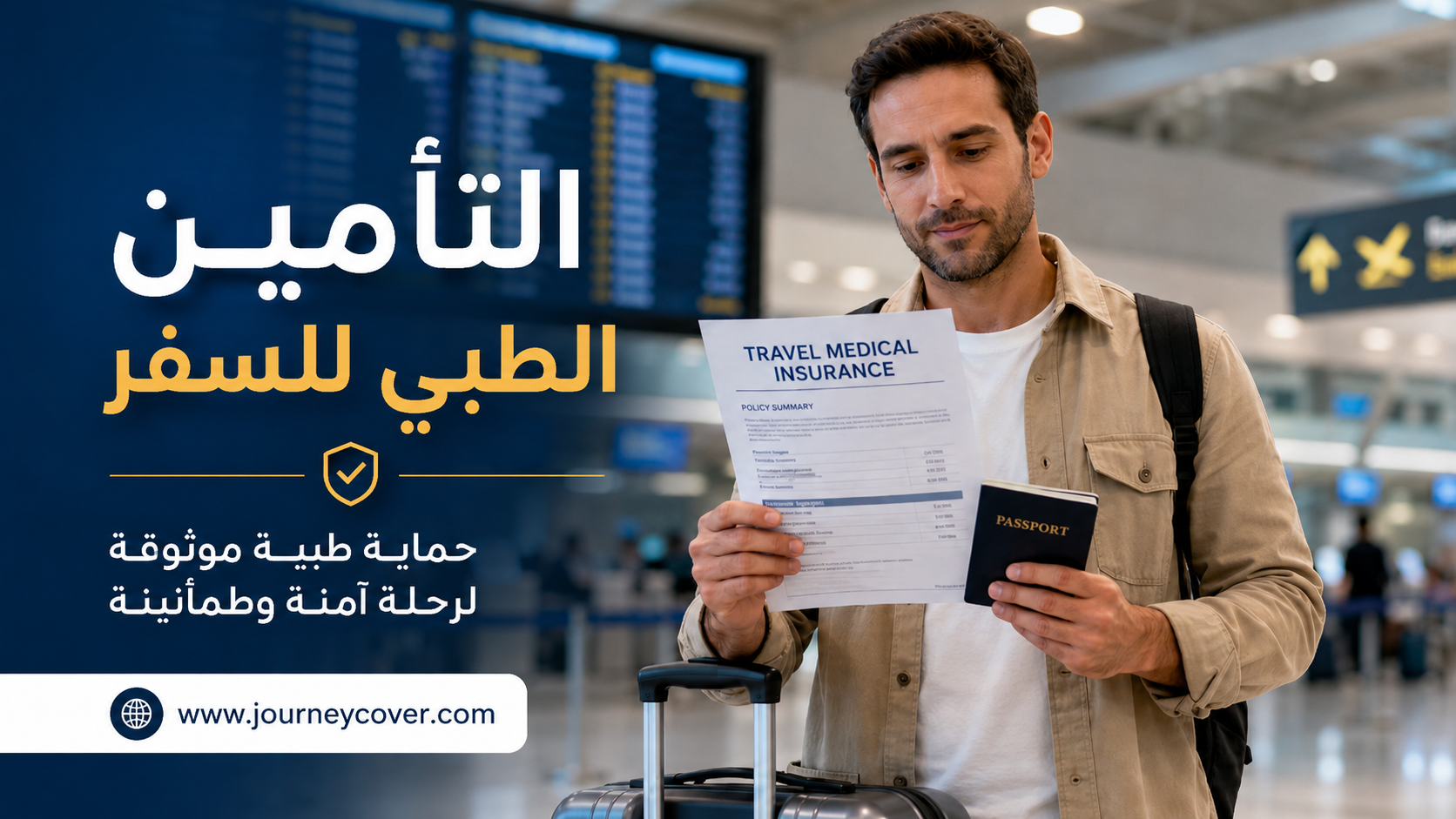 وثيقة تأمين طبي على السفر